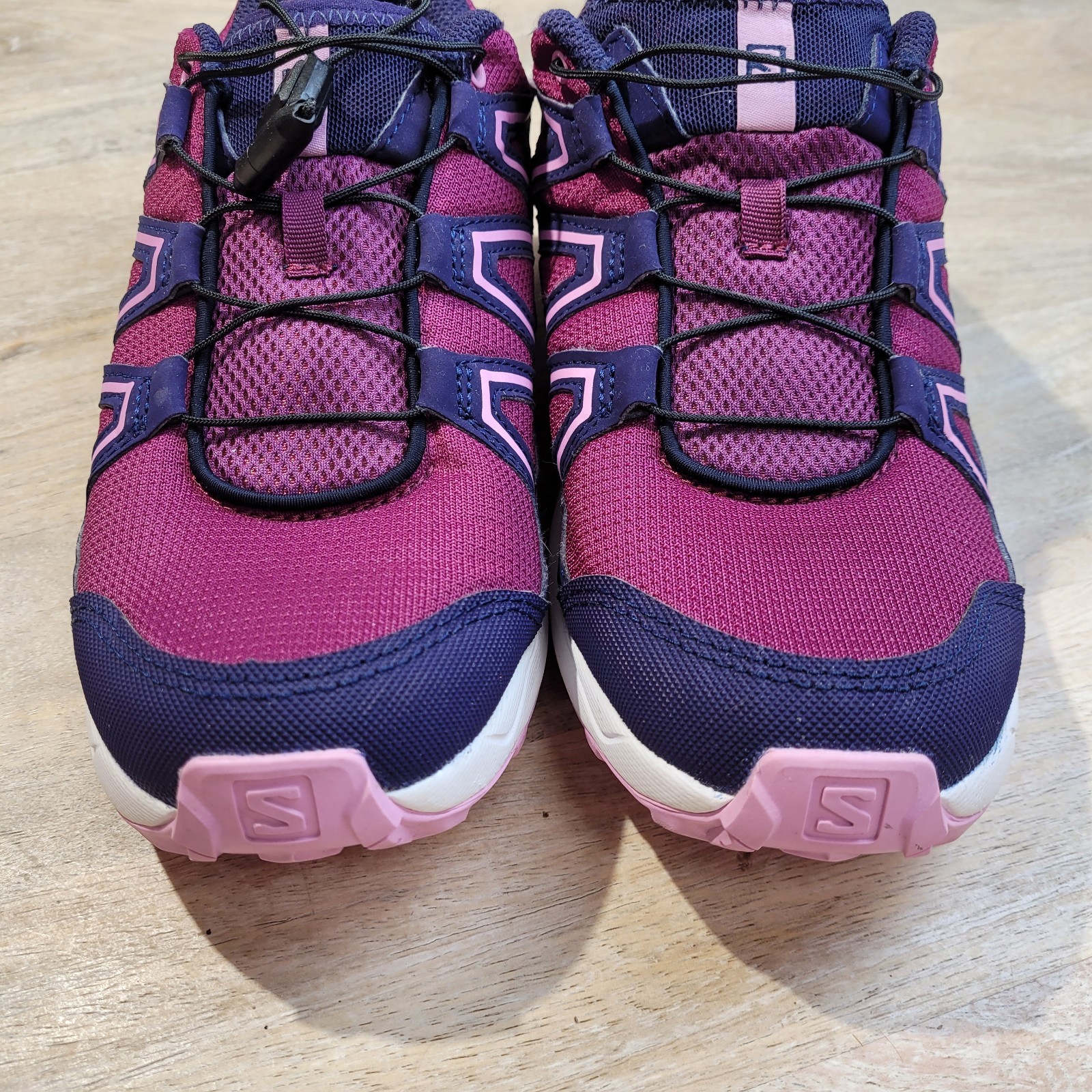 Scarpe da ginnastica Salomon giovani ragazze taglia 6 SpeedCross trail running viola
