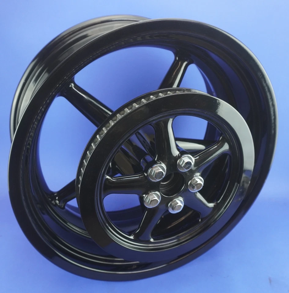 Harley 2008 - 2011 摇滚轮亮面黑色粉末外套交换计划 — 第 2/4 张图片