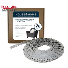 20Ft Upholstery Metal Flexible Tack Strip Supplies, Curve Ease Grip for Furnitur