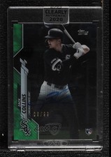 2020 Topps Clearly Authentic Auto Green 28/99 Zack Collins #CCA-ZC Auto 0vs5