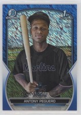 2023 Bowman Chrome Prospects Blue Shimmer Refractor /150 Antony Peguero 13uy
