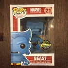 Funko Pop! Marvel BEAST (Flocked) 21 - Gemini Exclusive - LE 240 (X-Men)