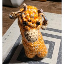 Crochet Giraffe Stuff Animal Handmade Stuffy Kids Toys Baby Toy Soft