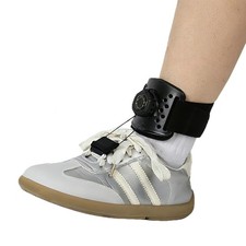AFO Foot Drop Brace for Walking Soft Strap with Hard Shell, Reinforced Snap-Fit