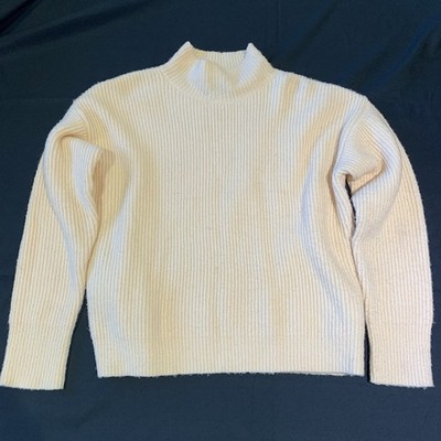 Minkpink Womens Peach Color Long Sleeve Pullover Sweater XS Oversized Plush