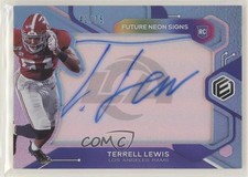 2020 Panini Elements Future Signs Blue 41/75 Terrell Lewis #FS-TL Auto 1l2