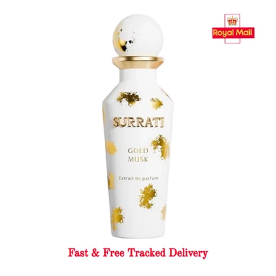 Surrati Gold Musk Extrait De Parfum 150ml – Long Lasting Unisex Arabic Perfume