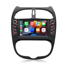7" 2+64G per PEUGEOT 206 2001-2016 Carplay Android 15 autoradio GPS navigatore WIFI BT