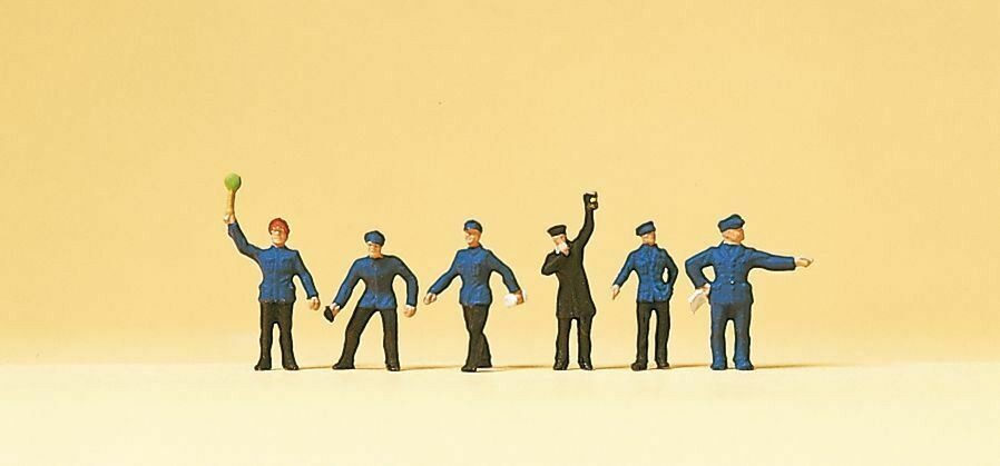 N scale Railway Personnel (6) Figure Set Preiser 79010