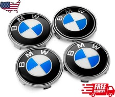 4pcs 56mm Wheel Center Hub Caps Bmw Compatible Rim Emblem Logo Badge Set