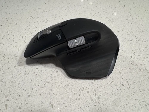 Logitech MX Master 3S Wireless Mouse, Graphite, with bolt dongle