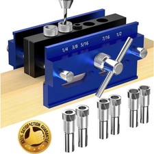 Doweling Jig Kit Self Centering Dowel Drill Jig for Straight Holes Woodworking