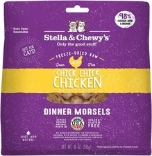 Stella Chewy's Freeze-Dried Raw Cat Dinner 1.13 Pound Pack of 1 , Chicken