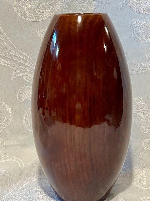 World Market Pod Shaped Wooden table Vase