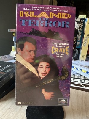 (Rare VHS) MCA Universal Island of Terror 1966 Terence Fisher Peter Cushing