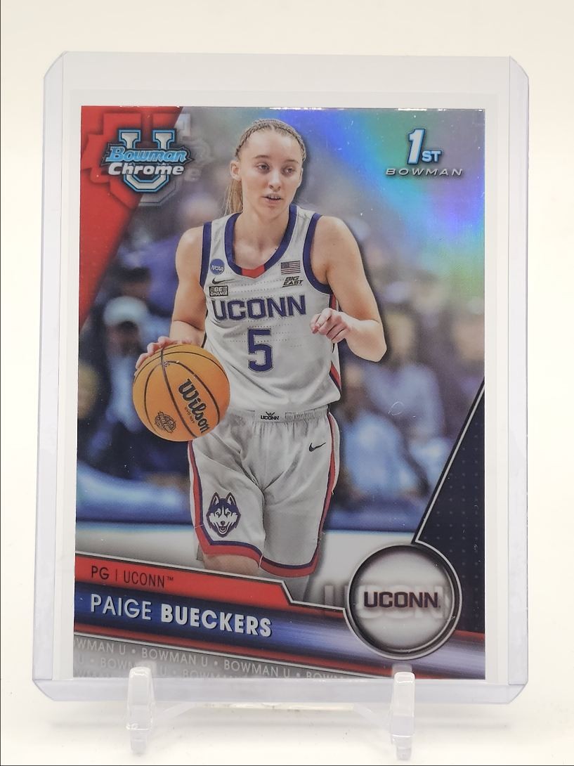 PAIGE BUECKERS 2023-24 BOWMAN UNIVERSITY CHROME 1ST REFRACTOR D Q0902