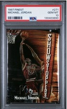 1997-98 Finest Michael Jordan Bronze #271 Bulls PSA 10
