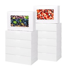 36 pcs Cookie Boxes,9x6x2.5 Inch Large Bakery...
