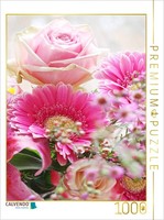 Calvendo Puzzle Rosen, Gerberas Und Ein Wachsblumenhauch | 1000 Teile Lege-GrößE