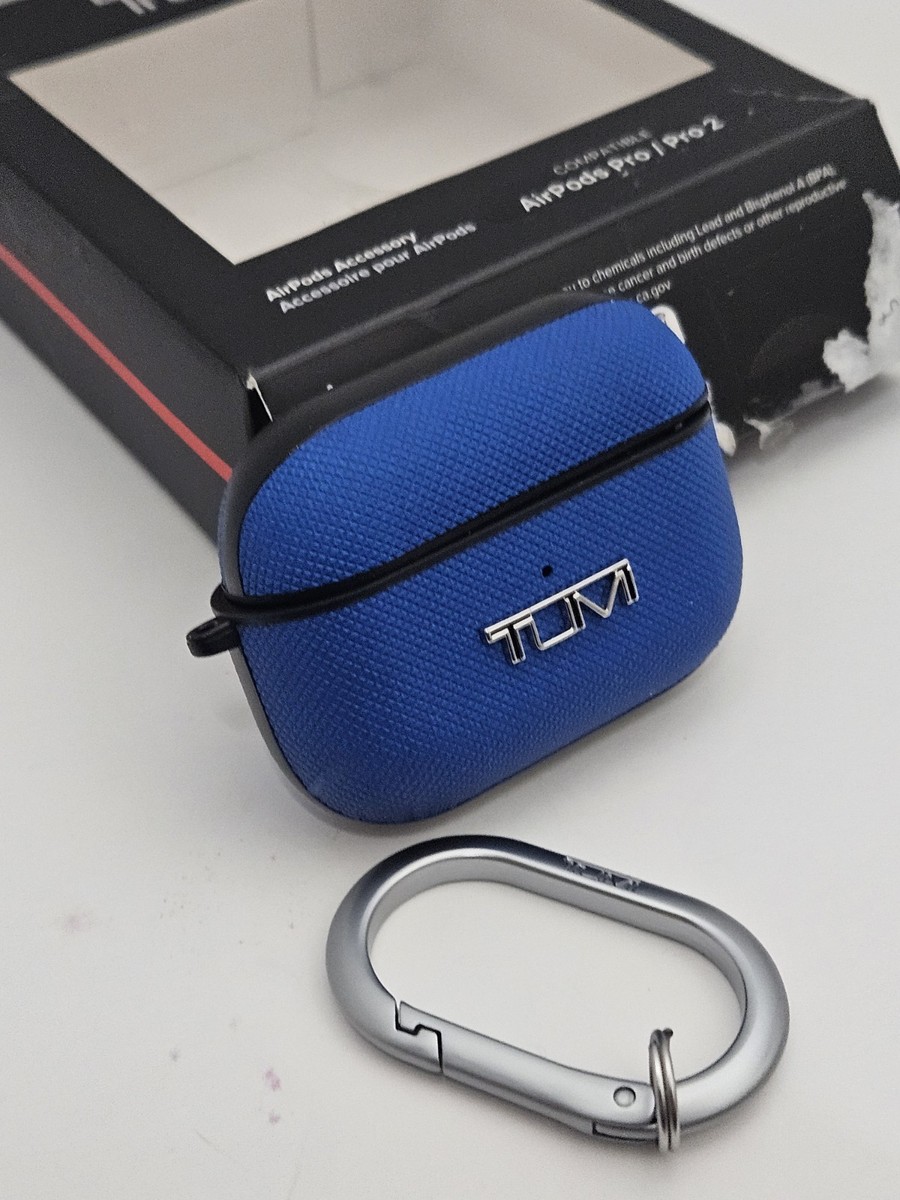 Tumi AirPod Airpods Pro 2 Hard Case - Ballistic Nylon - Blue for