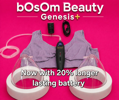 Bosom Beauty GENESIS+ brava Bigger Breast no pills fast enlargement pump system