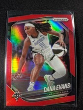 2025 Panini Prizm WNBA Dana Evans Red Prizm /299 Aces