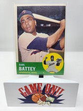 1963 Topps Baseball #410 Earl Battey VG sc