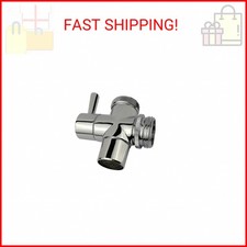 All Brass Faucet Diverter Valve with Aerator, Sink to Garden Hose Diverter Adapt