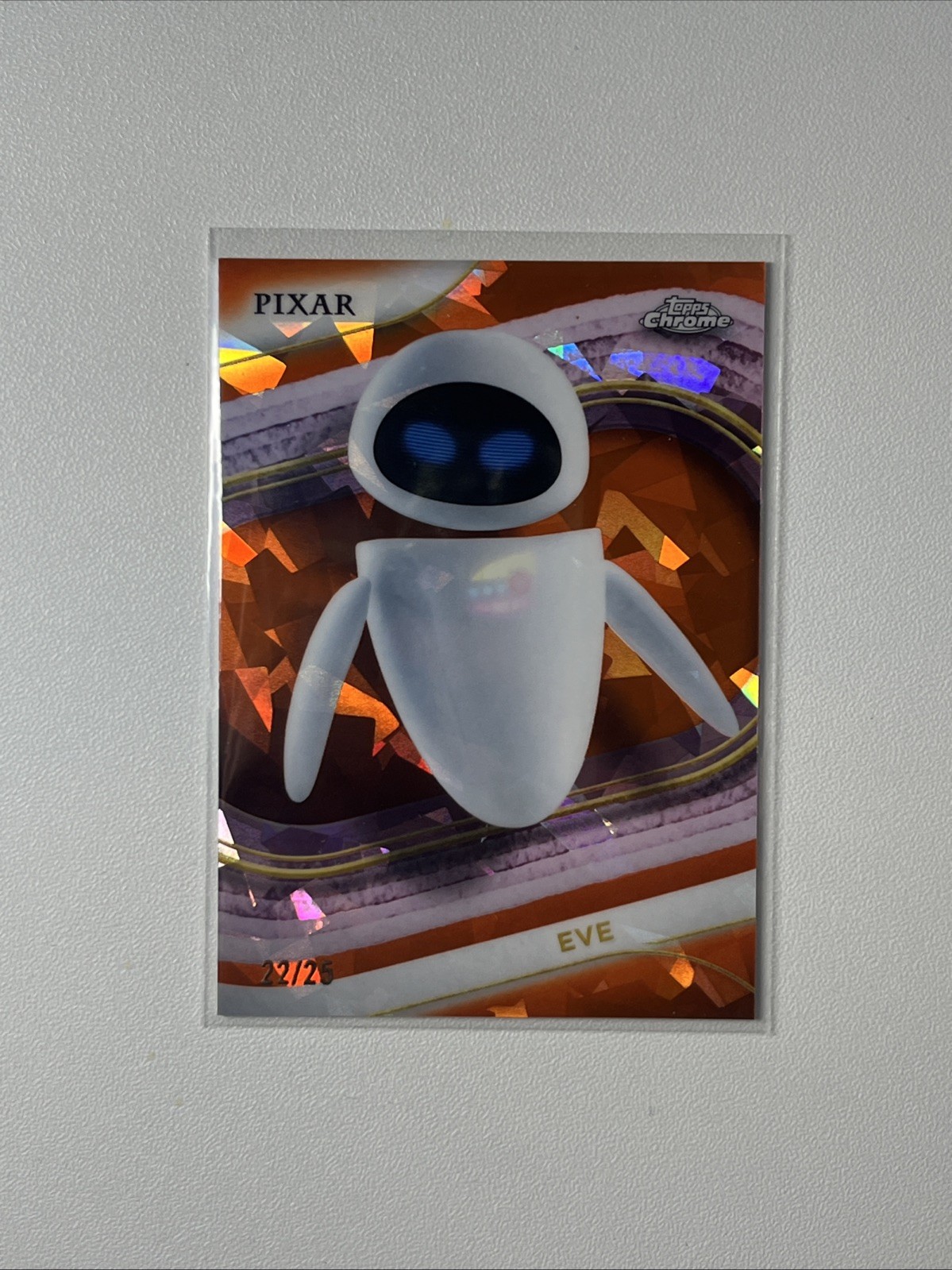 EVE 2025 Topps Chrome Disney #69 Mickey Mouse Logo Refractor /28