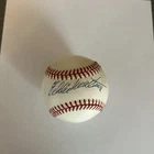 Eddie Mathews Autographed Baseball Milwaukee Braves Original Signed Ball