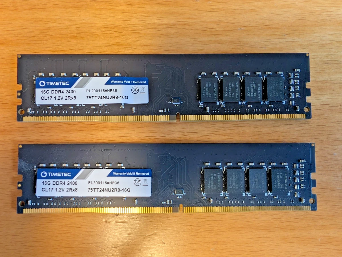 PC4-19200 (DDR4-2400) Bus Speed Computer RAM 16 GB Capacity per