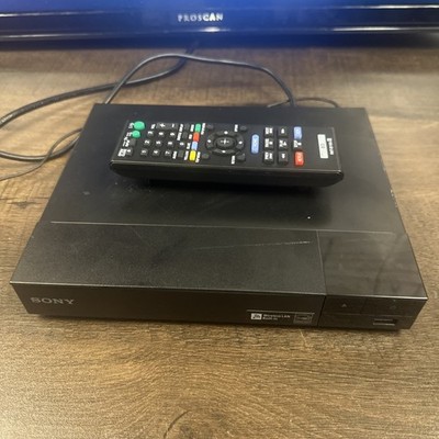 Sony BDP-S3700 Wi-Fi Streaming Blu-Ray DVD Player w/ Remote + Power Cord CL