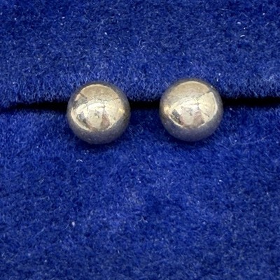 925 Sterling Silber Kugel Ohrstecker 6 mm rund minimalistisch klassisch