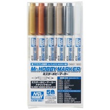 Marker Metallic Set - Mr Hobby - CMS-01