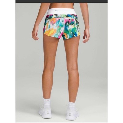lululemon athletica speed up low rise lined Shorts no limits 4
