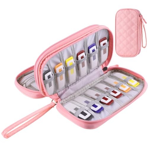 USB Flash Drive Storage Case for Samsung Sandisk Jump Drives Medium Pink  