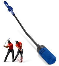 Golf Swing Trainer - Click Stick Golf Trainer for Golf Tempo Right Handed-Blue