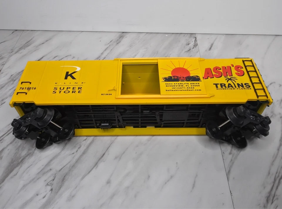 K-Line K761 Hollash's Toy Trains KSS Boxcar #9016 O scale 3-RAIL W/ BOX - Image 4 of 4