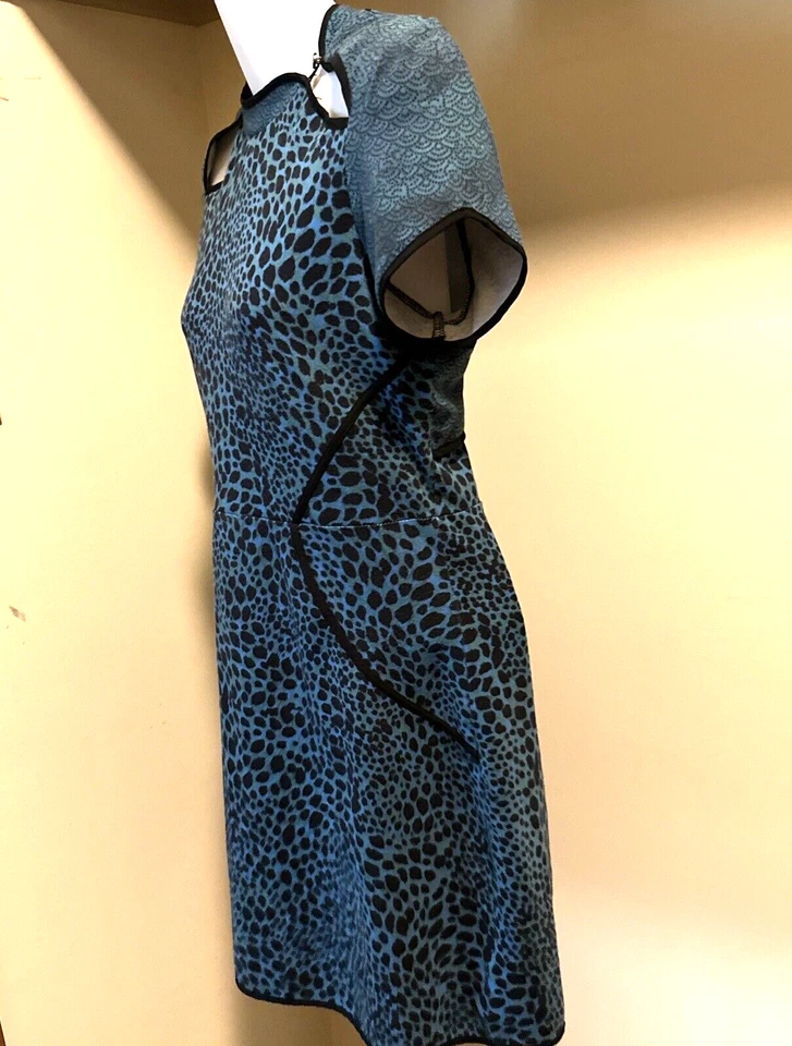 Silence + Noise Bodycon Green Cutout Dress  M  - Image 2 of 4