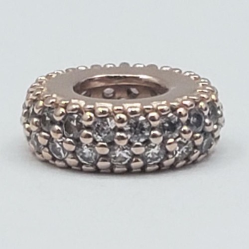 Pandora Rose Gold ALE MET Pave CZ 