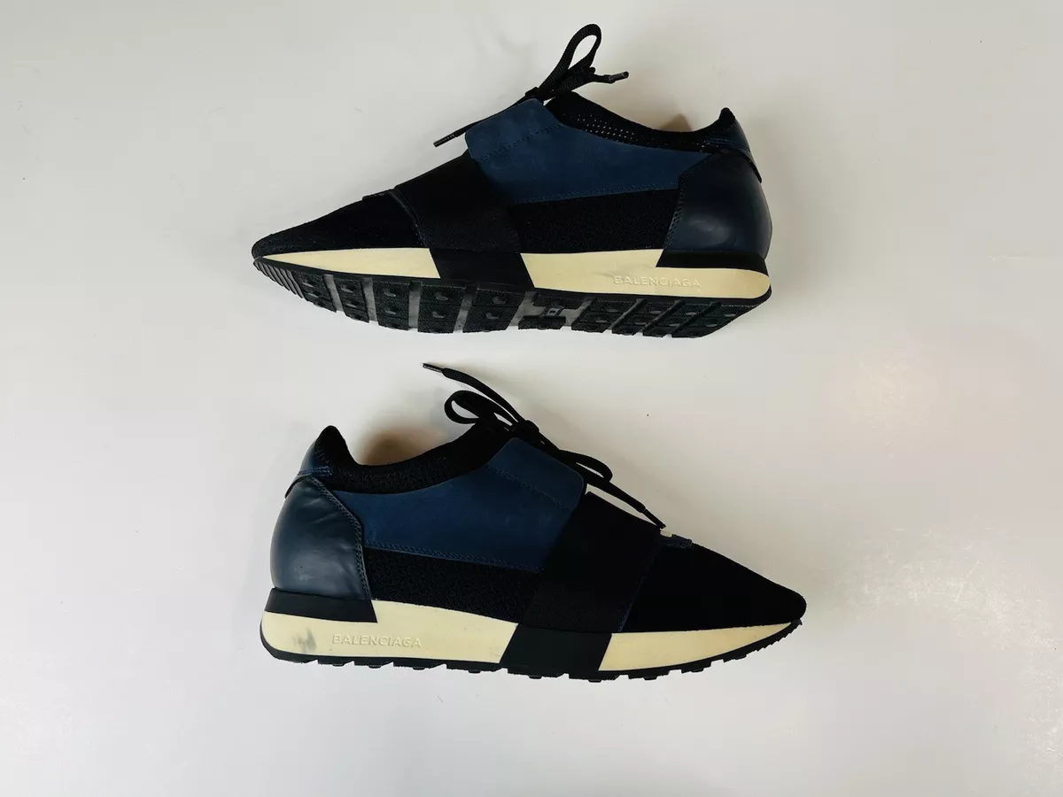 Balenciaga runners cheap femme bleu