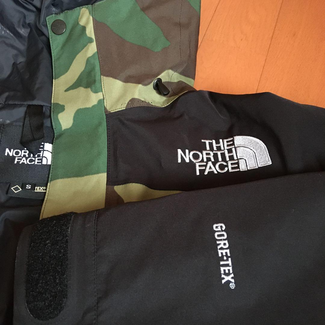 The North Face Mountain Jacket GORE-TEX Black Camouflage size S