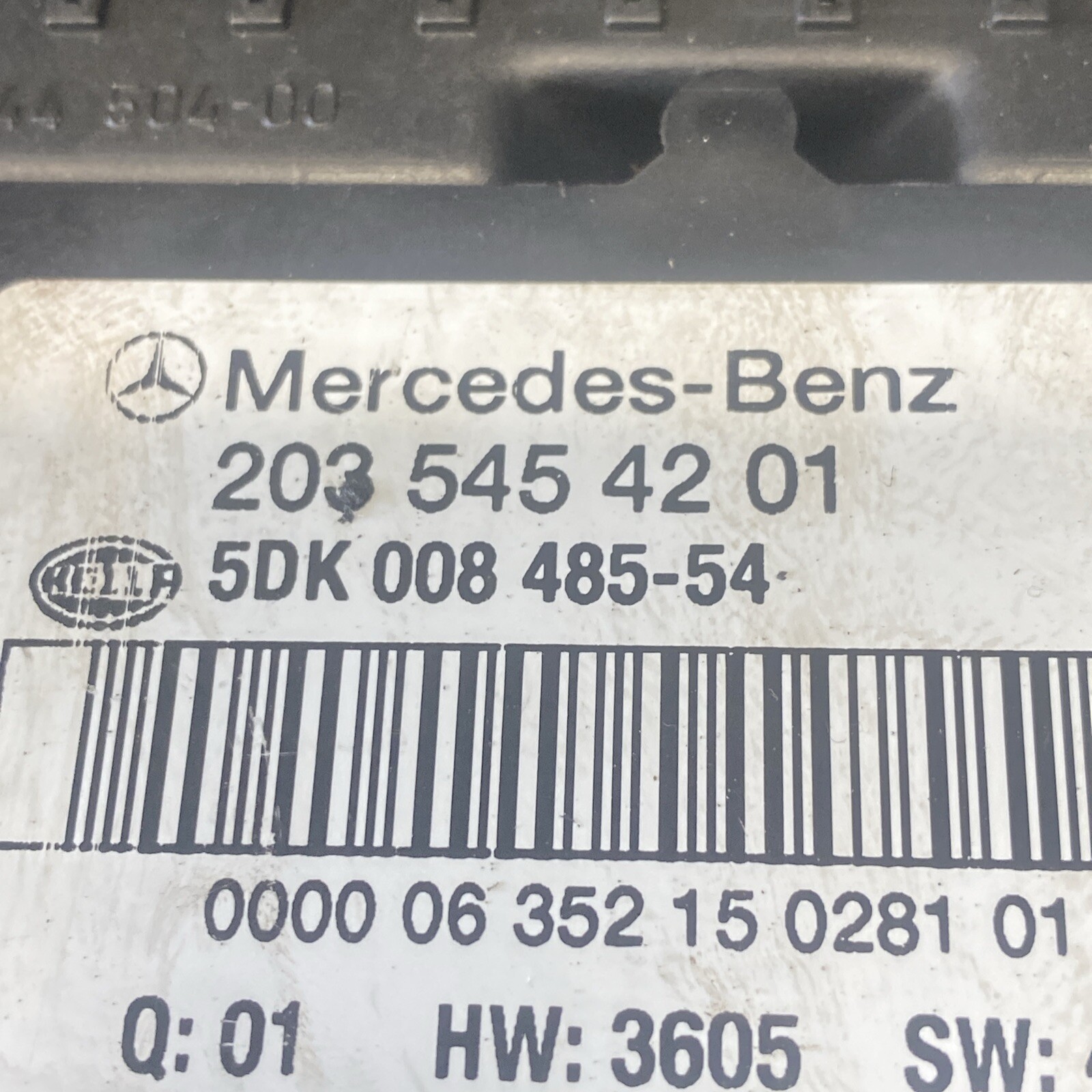 MERCEDES C Class W203 Front Sam Fuse Unit A2035454201 for sale  