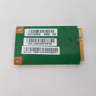 Carte Wifi ANATEL WLL3141-D99 Pour Ordinateur Portable – Pièce Détachée D'occasion