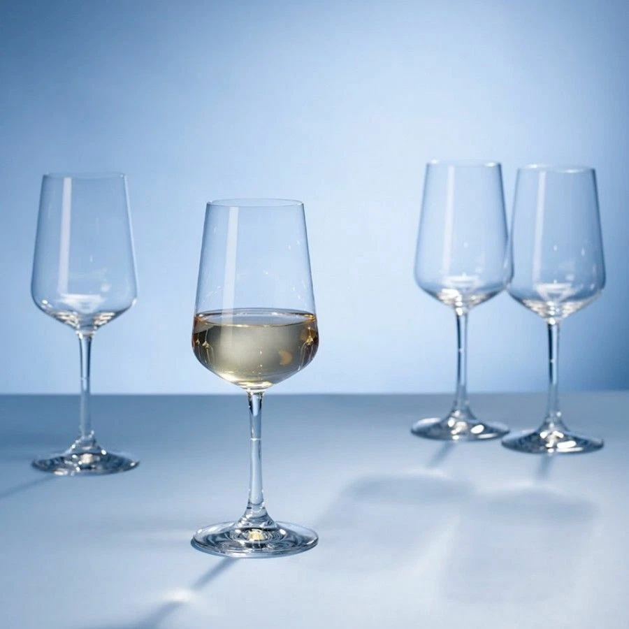 White Wine Goblet Glass - Single/ Set of 2 or 4 Glassware Villeroy & Boch Ovid - Image 4 of 4