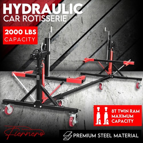 Car Rotisserie Hydraulic Auto Body Frame Repair Restoration 8 Tonne NEW