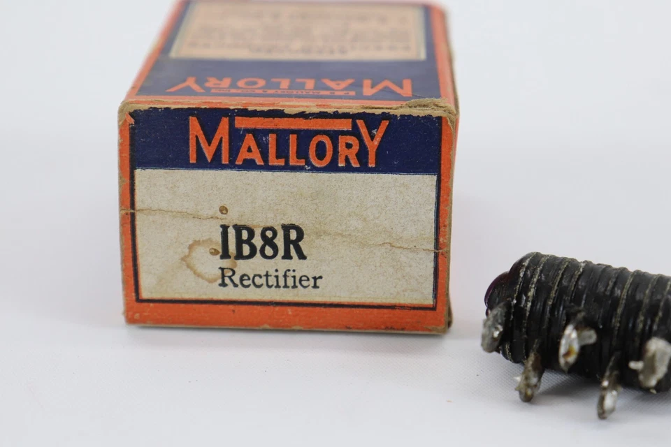 Селеновый выпрямитель Mallory IB8R с оригинальной коробкой новый из старых запасов - Изображение 2 из 4