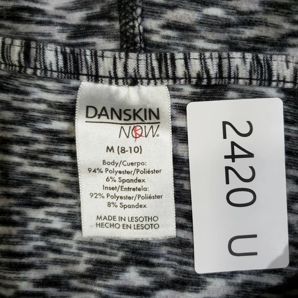 Sudadera con Capucha Danskin Now Activewear Para Mujer Mediana M Gris Con Capucha Equipo de Entrenamiento Correr Foto 4 de 4