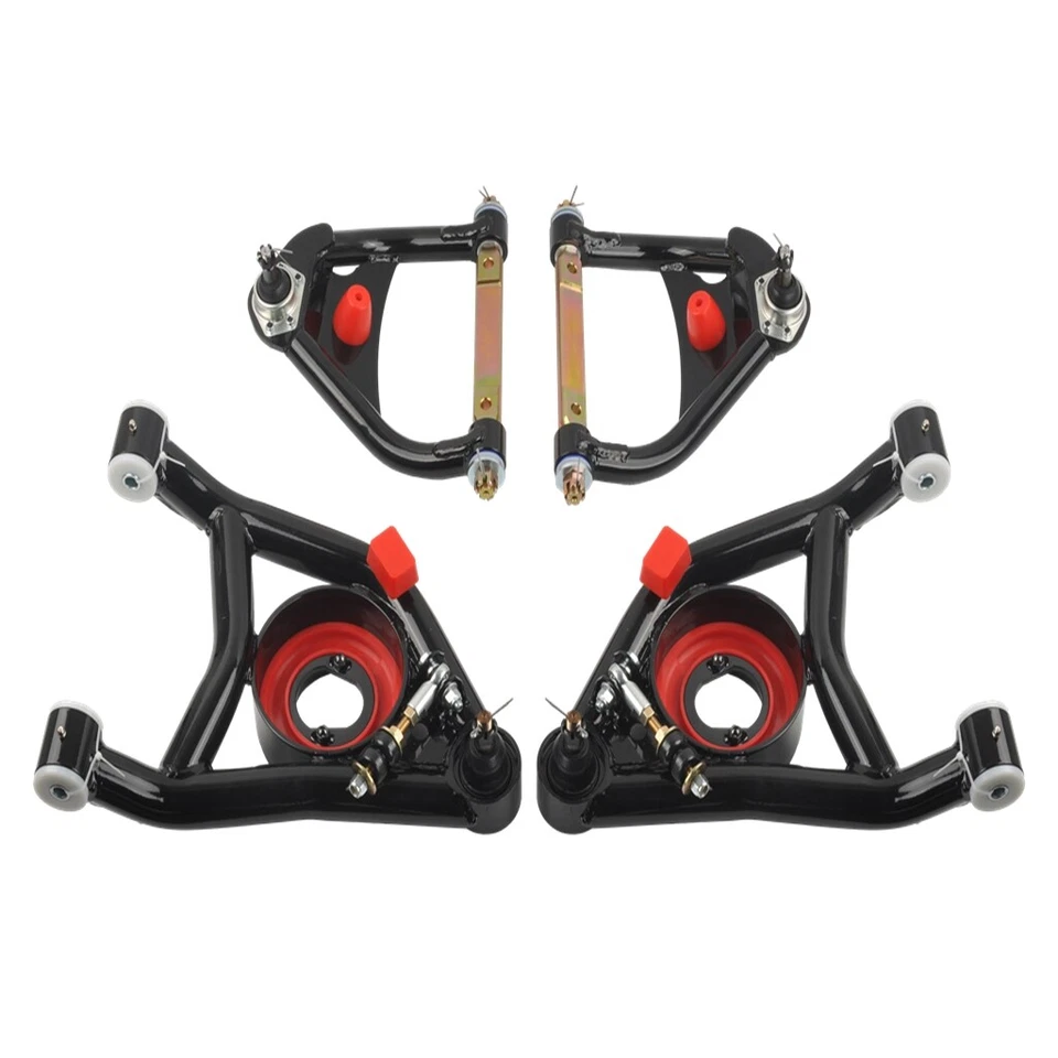 Juego de 4 brazos de control tubulares superiores e inferiores para Chevrolet El Camino 1964-72 Foto 3 de 4