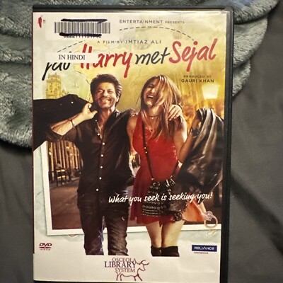 Jab Harry Met Sejal (2017, DVD, Imitaz Ali) - Ex Library, English Subtitles Hind